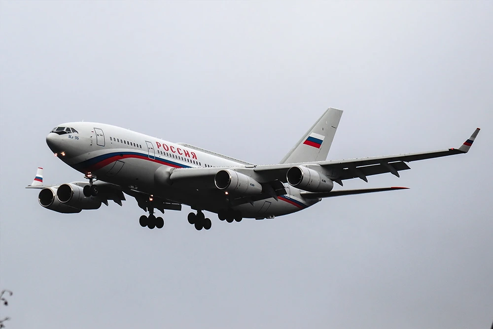 Russian IL-96-300PU president private jet
